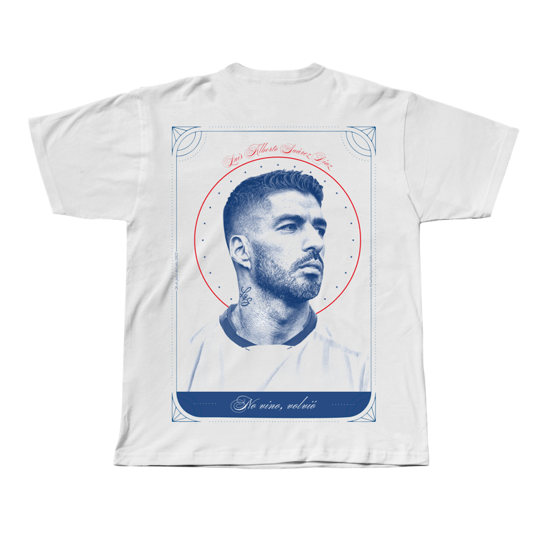 Remeras Suárez, espalda, color Blanco