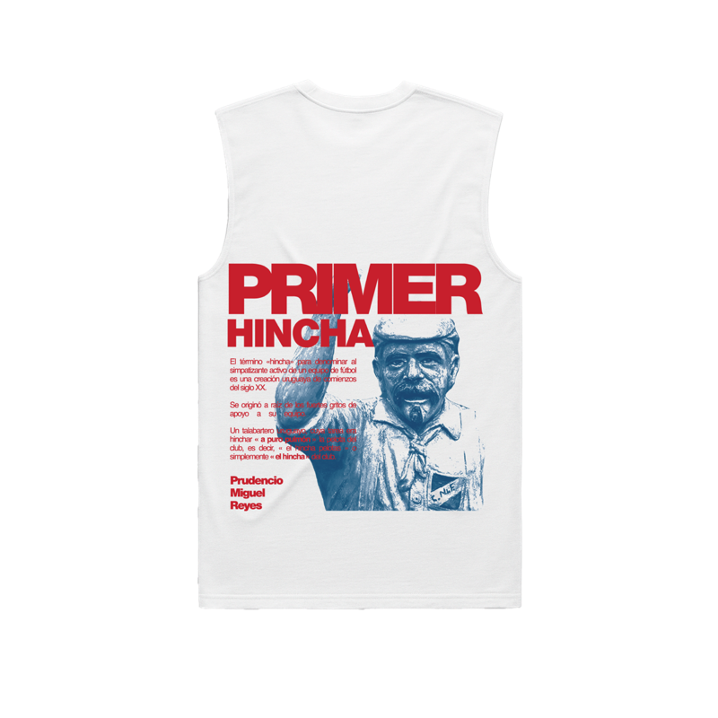 Musculosas Primer hincha, espalda, color Blanco