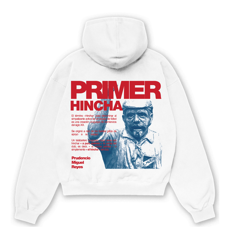 Canguros Primer hincha, espalda, color Blanco